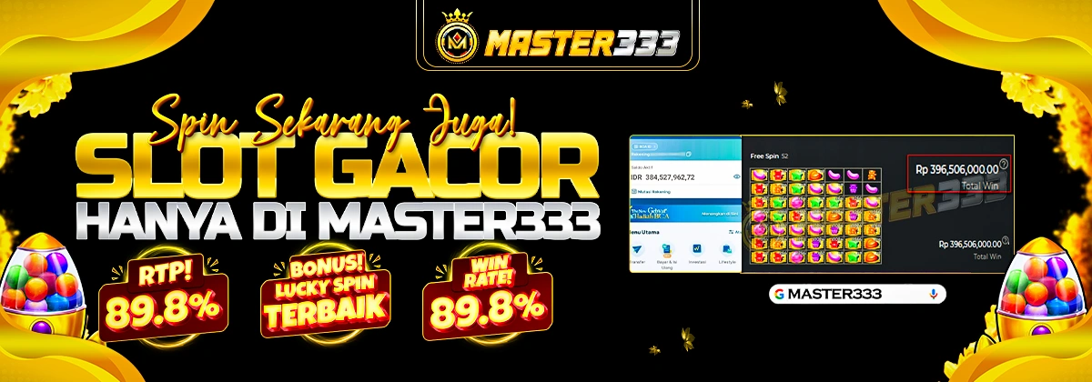 Bukti Kemenangan Terbesar Di Master333 #Lunas